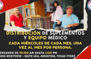 Distribucion de suplementos y equipo medico