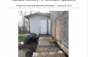 cover of report Pre-existing Conditions In a Time 0f Disaster